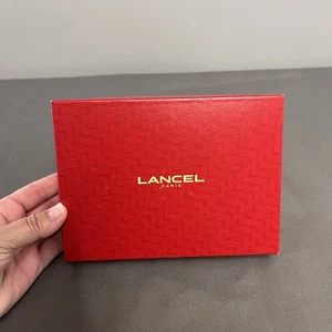 Lancel französischer Designer leere rote Geschenkbox 7,5 x 5,5 x 2,25 Zoll - Bild 1 von 12