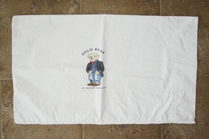 Vintage Ralph Lauren Cowboy Teddybär Standard Kissenhülle - UNREGELMÄSSIG - Bild 1 von 5