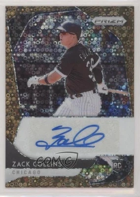 2020 Prizm Rookie Quick Pitch Bronze Donut Circle /25 Zack Collins Auto RC - Image 1 of 2