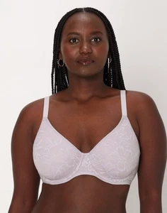 Bali Breathe Cotton Modal Lace Underwire Bra - Picture 1 of 32
