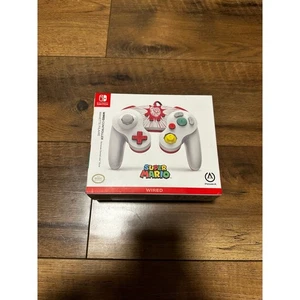 Controlador Super Mario con cable Nintendo Switch Gamecube rojo retro fiesta Smash Bros - Imagen 1 de 2