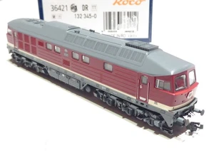 Roco TT 36421 DR 6ach Diesellok 132 345 0 rot OVP Sound gebraucht G509 - Picture 1 of 3
