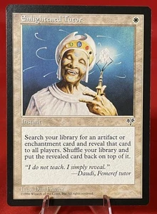 Enlightened Tutor MTG Mirage Regular 1996 Uncommon Mint Condition - NO PLAY 🔥 - Picture 1 of 3