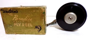 #16 RAR Vintage Western Auto Supply Paradise V-1328 Automatic Fliegenrolle TOP - Bild 1 von 6