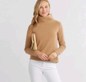 Pullover Dudley Stephens polar simulado tostado talla mediana - Imagen 1 de 7