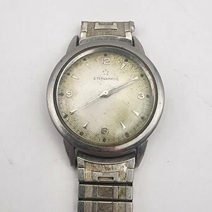 Eterna EternaMatic Vintage Herren Automatik Uhr Speidel Band REPARATURBEDÜRFTIG - Bild 1 von 11