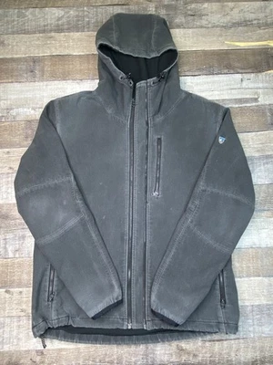 Kuhl Relik Jacket Mens XL Gray Hiking Hoody Vtg Patina Dye Full Zip Fleece Lined - Image 1 of 4