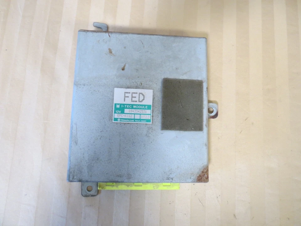 90 91 92 93 Isuzu Amigo Pickup Truck Engine Control Unit FED 8943342531 EPC-K112 Foto 1 de 4