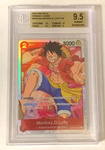 Monkey D. Luffy 2022 One Piece Romance Dawn #OP01-024 SR BGS 9.5 GEM MINT - Picture 1 of 2