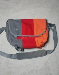 Timbuk2 Small Classic Messenger Bag in Custom Orange Red and Gray - Picture 1 of 8