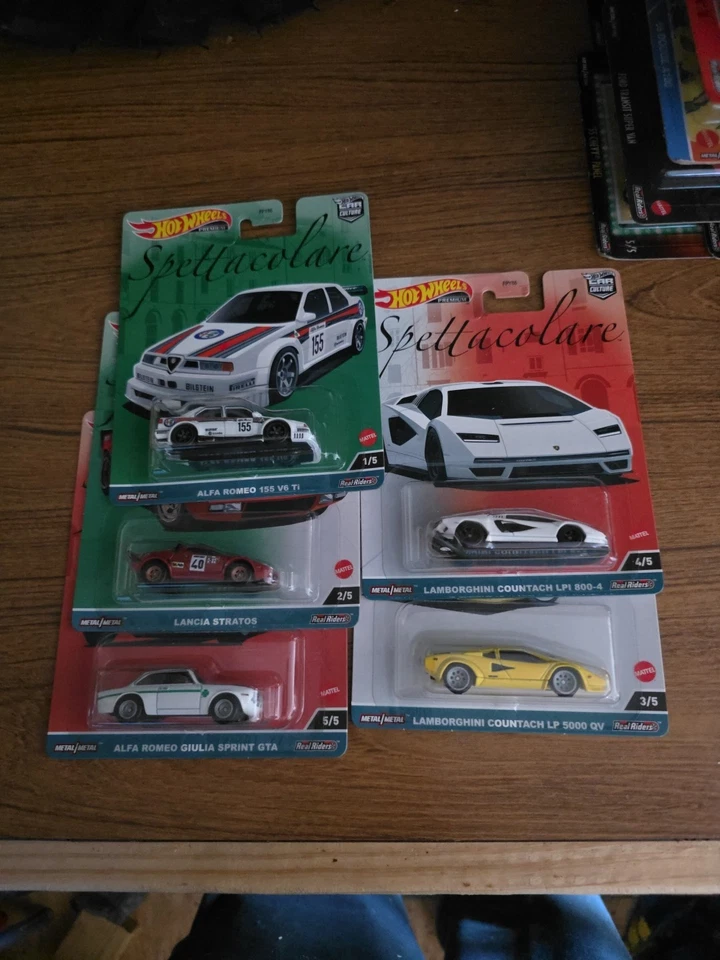 Juego de 5 autos Mattel Hot Wheels Car Culture Spettacolare 1/64 - FPY86-959B Foto 1 de 1