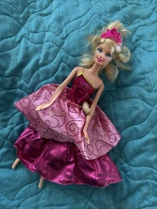 Barbie bambola rosa gioiello corpo con avvolgimento twirl vestito rosa caldo Mattel f9 - Foto 1 di 8