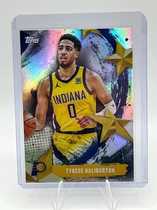 Tyrese Haliburton 2025 Topps Stars of the NBA #SA-15 Holo - Bild 1 von 2