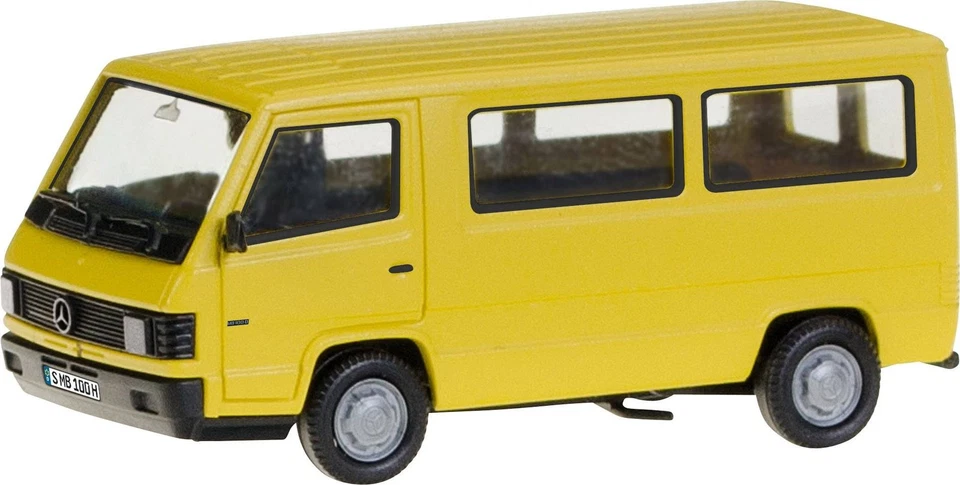 HERPA, Autobus MERCEDES BENZ 100D giallo, 1/87,  HER028806 - Immagine 1 di 1