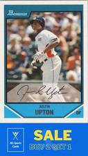 2007 Bowman Draft Picks & Prospects #BDPP110 Justin Upton
