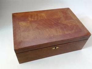 Nähkästchen Holzkiste Schmuckschatulle Holzkasten Schmuck Schatulle Holzkästchen - Bild 1 von 12