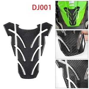 Universal 5D Carbon Fiber Gas Fuel Tank Pad Protector Sticker Motorcycle Bobber - Picture 1 of 14