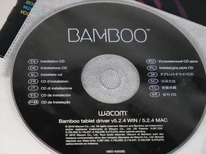 WACOM BAMBOO Tablet-Treiber v.5.2.4 WIN/5.2.4 MAC Installations CD NEU - Bild 1 von 3