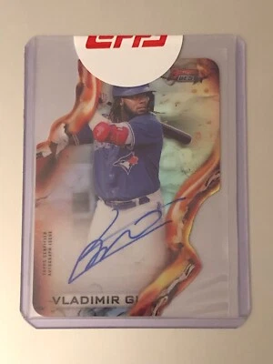 Vladimir Guerrero Jr. 2021 Bowman’s Best Heatwave Die-Cut Auto /150 HWDC-VG - Image 1 of 2