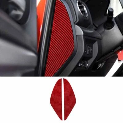 Cubierta protectora interior de fibra de carbono roja para Toyota Tundra 2014-2018 Foto 1 de 4