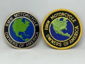 Patch Vintage BMW Moto Proprietari d'America, 3", Giallo Scuro - Foto 1 di 2