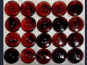New Brown Buttons 15mm/20mm/25mm Coat/Blazer/Jacket-Art & Crafts-Scrapbooking ⚫ - Picture 1 of 2