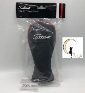 Titleist Golf Headcover x1 Classic JE Hybrid HB UT TA23PCJEHC Black Red '25 NEW - Picture 1 of 17