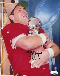 STEVE YOUNG SIGNED AUTOGRAPHED SAN FRANCISCO 49ERS FOOTBALL 8X10 PHOTO JSA ! - Picture 1 of 2