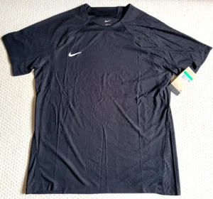 NWT Nike Dri-FIT ADV Vapor 4 Knit Soccer Football Jersey - DR0671-010 - Black XL - Picture 1 of 8