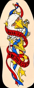 Vtg 1980’s Dogtown Skateboard’s Sticker Schultes Bald Eagle Red, White & Blue - Picture 1 of 4