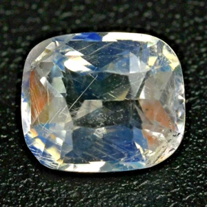 1.46ct Dazzling! Ultra Rare Stunning Beautiful Genuine Rainbow Blue Moonstone - Picture 1 of 2