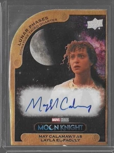 2023 Upper Deck Moon Knight Lunar Phases Signatures /50 May Calamawy Auto - Picture 1 of 2