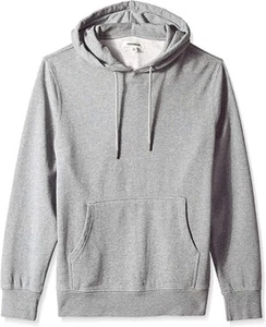 Herren Fleece Hoodie Fleece Langarm Erwachsene Sweatshirt L Grau Baumwolle Pullover - Bild 1 von 11