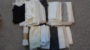 Lot Sewing Interfacing Fabric Woven, Non-Woven, Fusible, Canvas Etc. - Picture 1 of 3