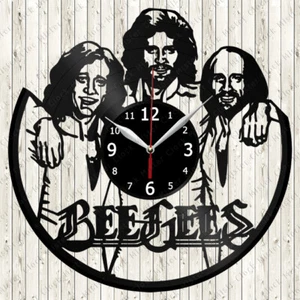 Bee Gees Vinyl Record Wall Clock Decor Handmade 2907 - Picture 1 of 12