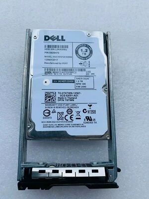 1.2TB 10K SAS 2.5" SAS 6G HDD FOR DELL R410 R510 T610 T710 R910 R810 R720XD - Image 1 of 3