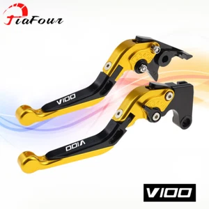 FIT For V100 MANDELLO S CNC Folding Adjustable Brake Clutch Levers Handle Set - Bild 1 von 28
