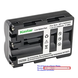 Kastar Replacement Battery for Sony NP-FM500H & Sony SLT-A65V ILCA-68 SLT-A77V - Picture 1 of 7