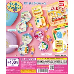 Polly Pocket Miniature Charm Capsule Toy Complete 4 Types set Gacha Gashapon JPN - Picture 1 of 2