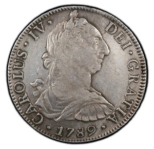 Mexico - 1789-Mo FM - Carolus IV - 8 Reales - PCGS VF Detail - LOOKS BETTER - Picture 1 of 5