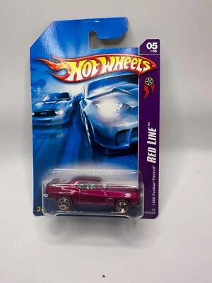 Pontiac Firebird Redline 69 1969 rosa magenta Hot Wheels Red Line Foto 1 de 2