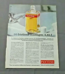 PUB PUBLICITE ANCIENNE ADVERT CLIPPING 170519 LOTION CAPILLAIRE PANTENE FRICTION - Imagen 1 de 1