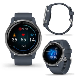 Reloj multideportivo Garmin Venu 2 azul granito inteligente GPS correr natación ciclismo - Imagen 1 de 6