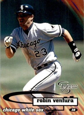 1998 SkyBox Dugout Axcess Robin Ventura Chicago White Sox #60 MLB Baseball - Image 1 of 2