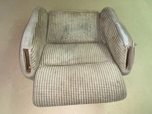 Corvette C4 Seat Bottom Foam with tan cloth cover 84 85 86 87 88 - Picture 1 of 14