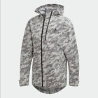 Adidas ID Digitial Camouflage Men Hooded Jacket Gray White EI7462