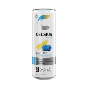 🟢New Celsius Live Fit Fizz Free Blue Lemonade Mineral Energy Drink 12fl (1 Can) - Picture 1 of 2