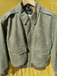 Mens U.S. Wings DWC No. 30-1415 US Navy Bomber Jacket Size M - Picture 1 of 10