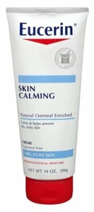 Eucerin Skin Calming Daily Cream For Dry Itchy Skin Fragrance-Free 14 Oz 3 Pack - Picture 1 of 2