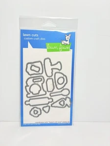 Lawn Fawn Baked with Love Die Set LF806 NEW - Picture 1 of 2